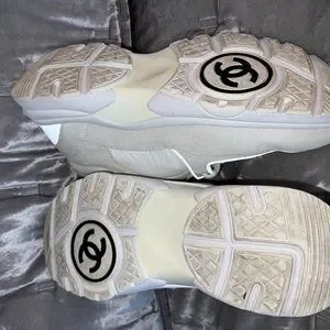 CHANEL★【大人気で嬉しい入手】ブルースウェードエスパ３８ CHANEL エスパドリーユ 38